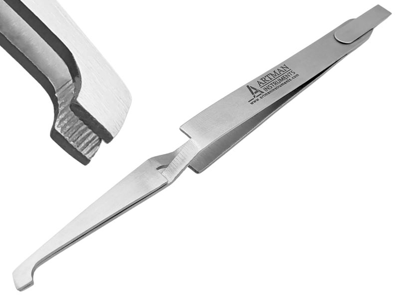 ARTMAN INSTRUMENTS Orthodontic Bracket Placer Bracket Self Holder Tweezers | Bracket Placer Bracket Holder | Pliers Stainless Steel by Orthodontic Instruments (1) - Image 1